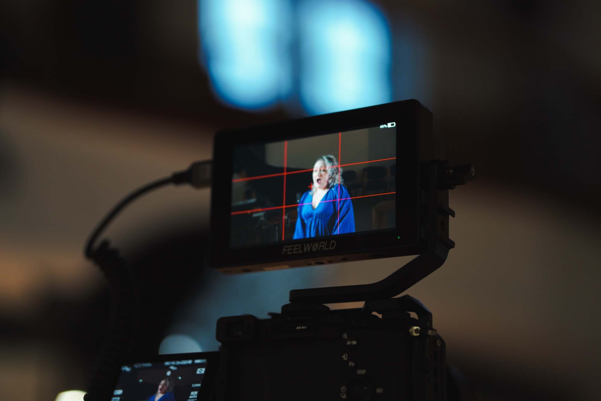 Broadcast livestreaming setup for classical music concert